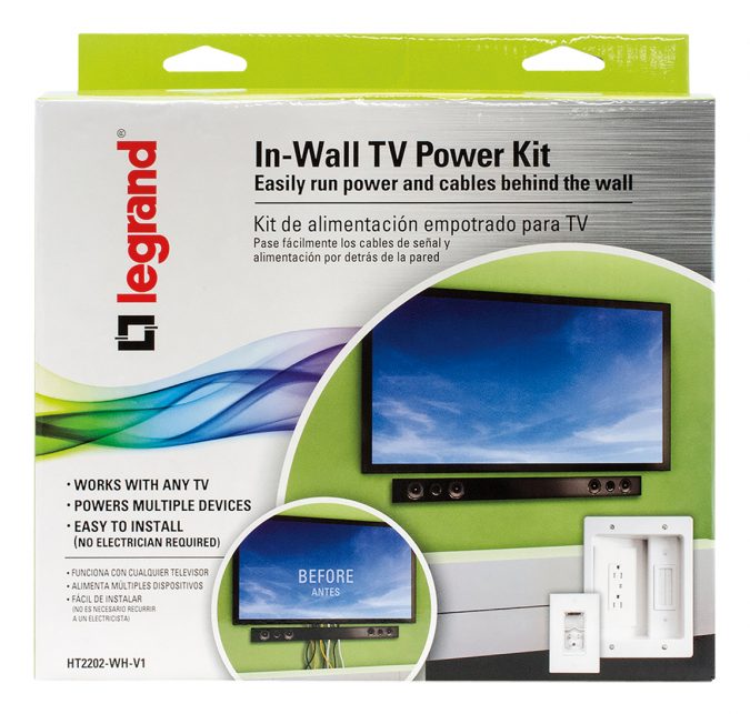 legrand-kit-675x643 Legrand In-wall TV Power Kit: How to Hide the TV Wires Elegantly