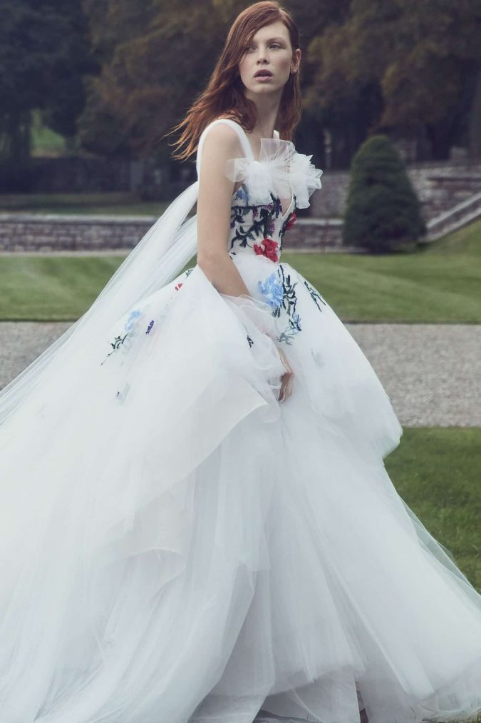 monique lhuilier fall 2019 bridal 150+ Best Bridal Fashion Trends and Ideas for Fall/winter - 20