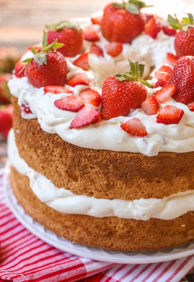 Top 5 Healthy Cakes for Fruitful Celebrations 6 strawberries and cream angel food cake 1 Top 5 Healthy Cakes for Fruitful Celebrations - 6