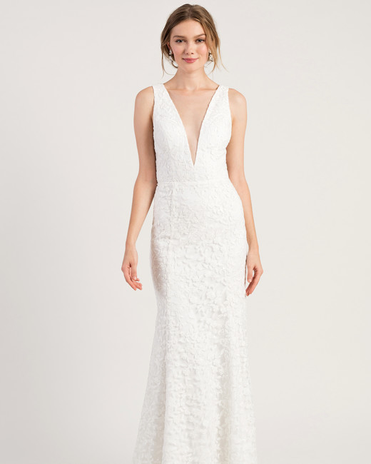 wedding dresses fall 2019 a line plunging neckline sexy blush berta 150+ Best Bridal Fashion Trends and Ideas for Fall/winter - 71