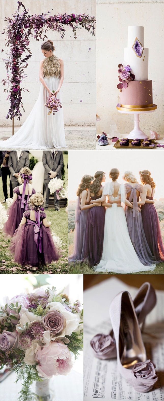 Modern Mauve Plum and Lilac Wedding Color Combo Trend Forecasting: Top 15 Expected Wedding Color Ideas - 10