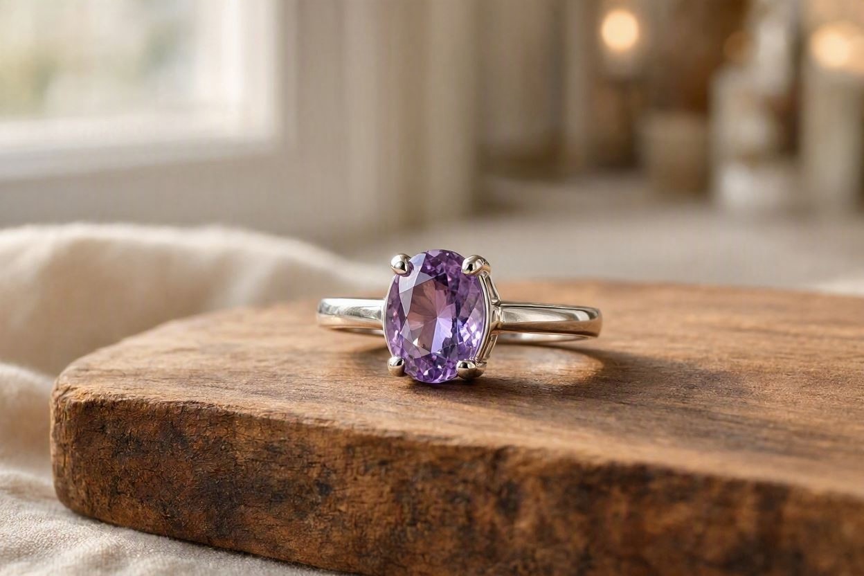 12 Stellar Sterling Silver Rings for Women 9 Sterling Silver Amethyst Ring 12 Stellar Sterling Silver Rings for Women - 9