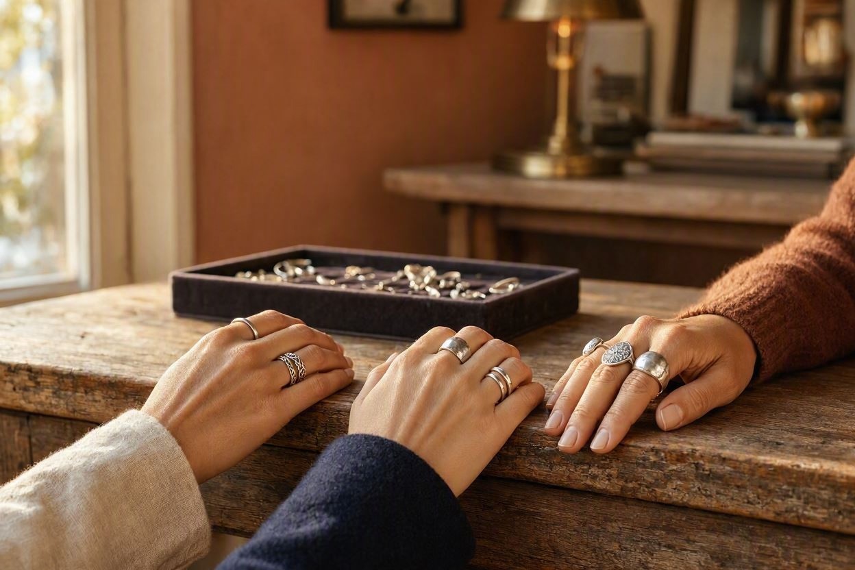 12 Stellar Sterling Silver Rings for Women 1 Why Sterling Silver Rings Remain a Timeless Choice for Women 12 Stellar Sterling Silver Rings for Women - 1