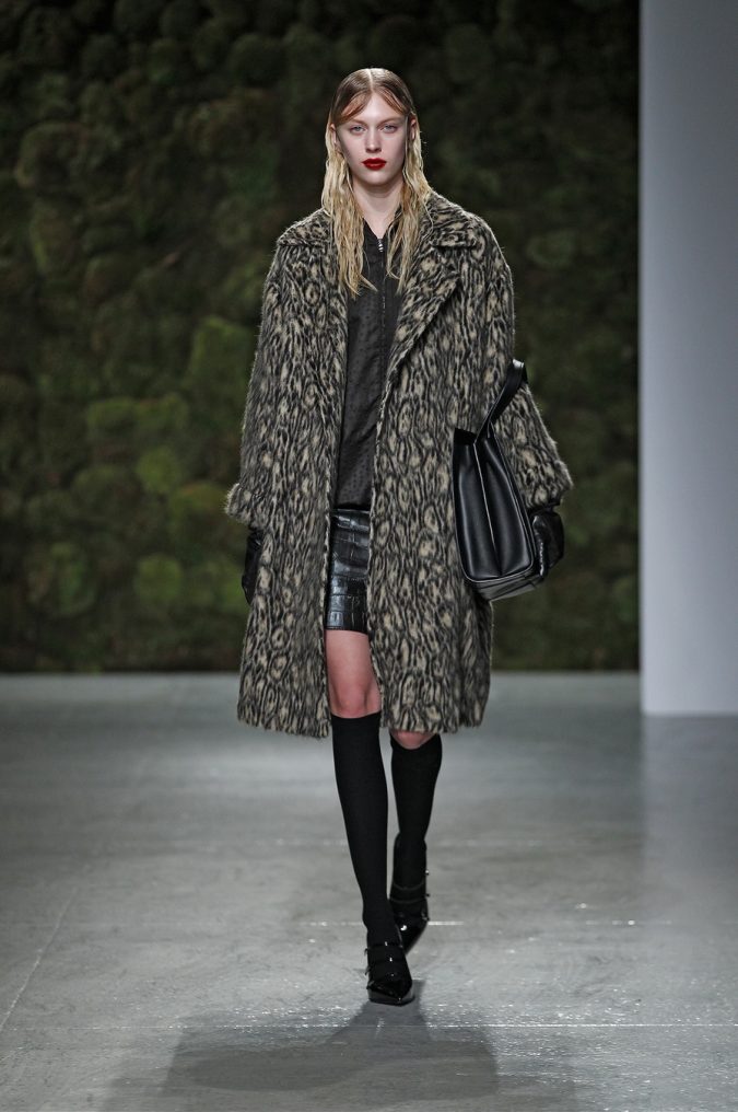 Womens fashion outfit Animal Print Coats 70+ Elegant Winter Outfit Ideas for Business Women - 12