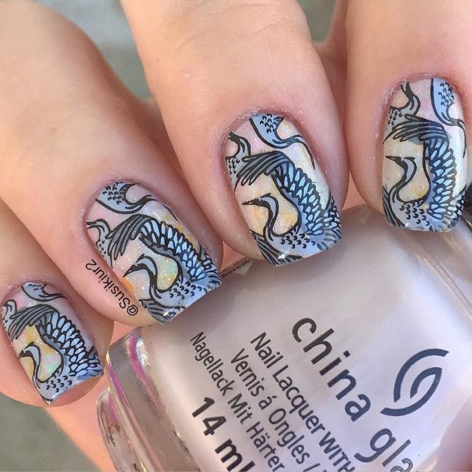 +60 Hottest Nail Design Ideas for Your Graduation 33 asian nail art +60 Hottest Nail Design Ideas for Your Graduation - 33