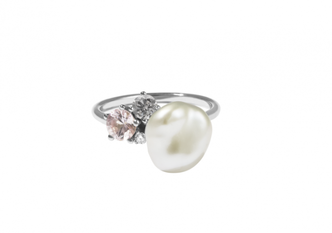 baroque ring SSMO 60+ Stellar Sterling Silver Rings for Women - 56