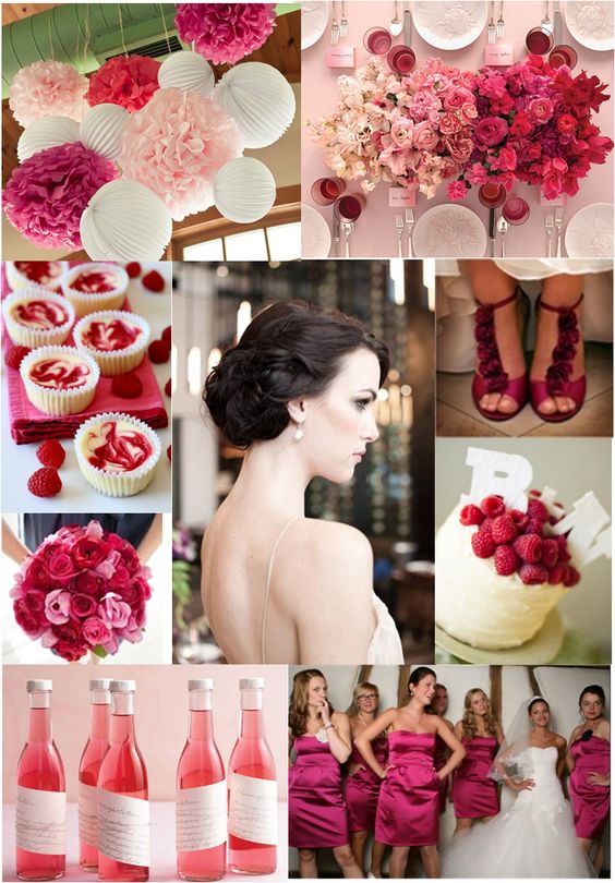 Trend Forecasting: Top 15 Expected Wedding Color Ideas 35 berry pink. Trend Forecasting: Top 15 Expected Wedding Color Ideas - 35