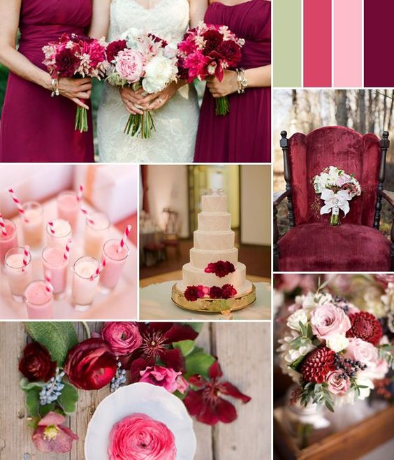 berry-pink Trend Forecasting: Top 15 Expected Wedding Color Ideas for 2021