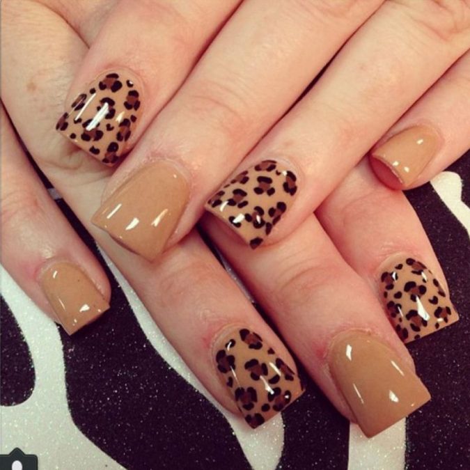 cheetah-nail-art-675x675 60+ Most Fabulous Winter Nail Design Ideas This Year