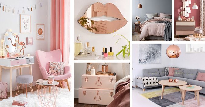 copper and blush home decor ideas featured homebnc v2 15+ Outdated Home Decorating Trends Coming Back - 15