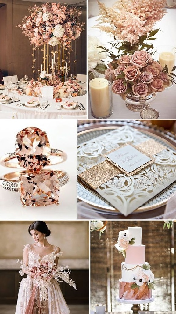dusty rose 4 Trend Forecasting: Top 15 Expected Wedding Color Ideas - 26