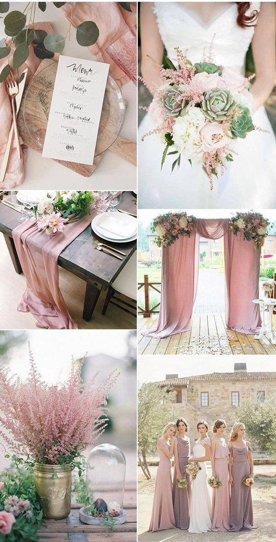dusty rose Trend Forecasting: Top 15 Expected Wedding Color Ideas - 27
