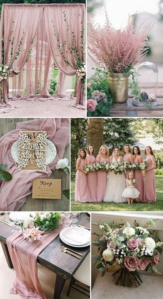 Trend Forecasting: Top 15 Expected Wedding Color Ideas 25 duty rose.. Trend Forecasting: Top 15 Expected Wedding Color Ideas - 25