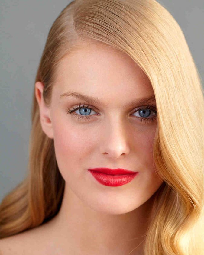 makeup beauty center plump lips Top 10 Wedding Makeup Trends for Brides - 14