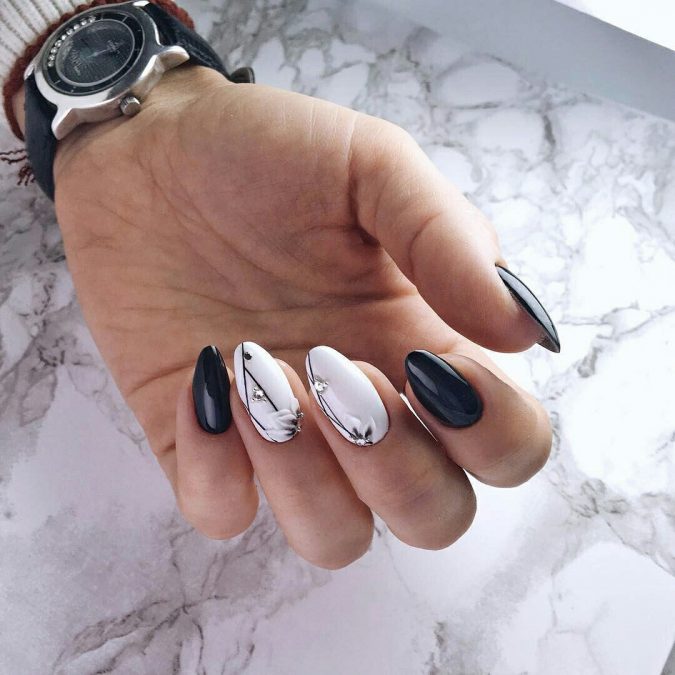 minimal nail design 60+ Most Fabulous Winter Nail Design Ideas This Year - 43