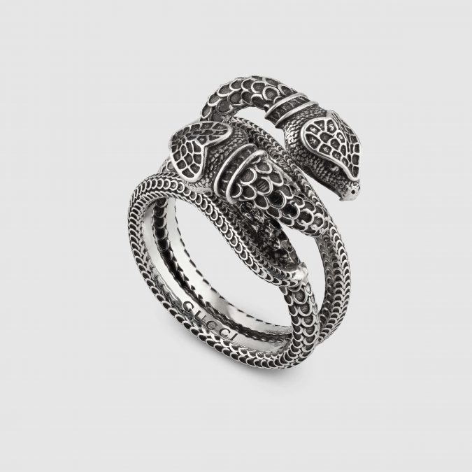silver ring Light Gucci Garden snakes ring 60+ Stellar Sterling Silver Rings for Women - 44