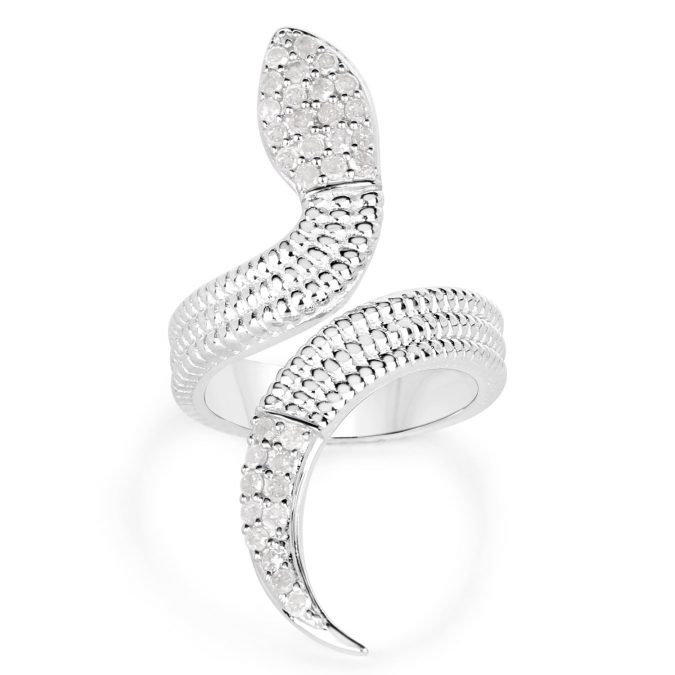 sterling silver ring snake 60+ Stellar Sterling Silver Rings for Women - 41