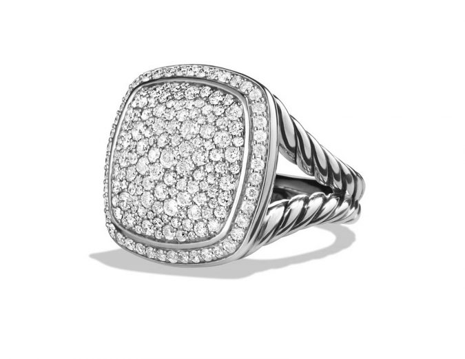 sterling silver ring with diamonds 60+ Stellar Sterling Silver Rings for Women - 45