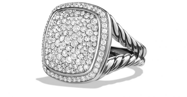 sterling silver ring with diamonds 60+ Stellar Sterling Silver Rings for Women - women trends 1