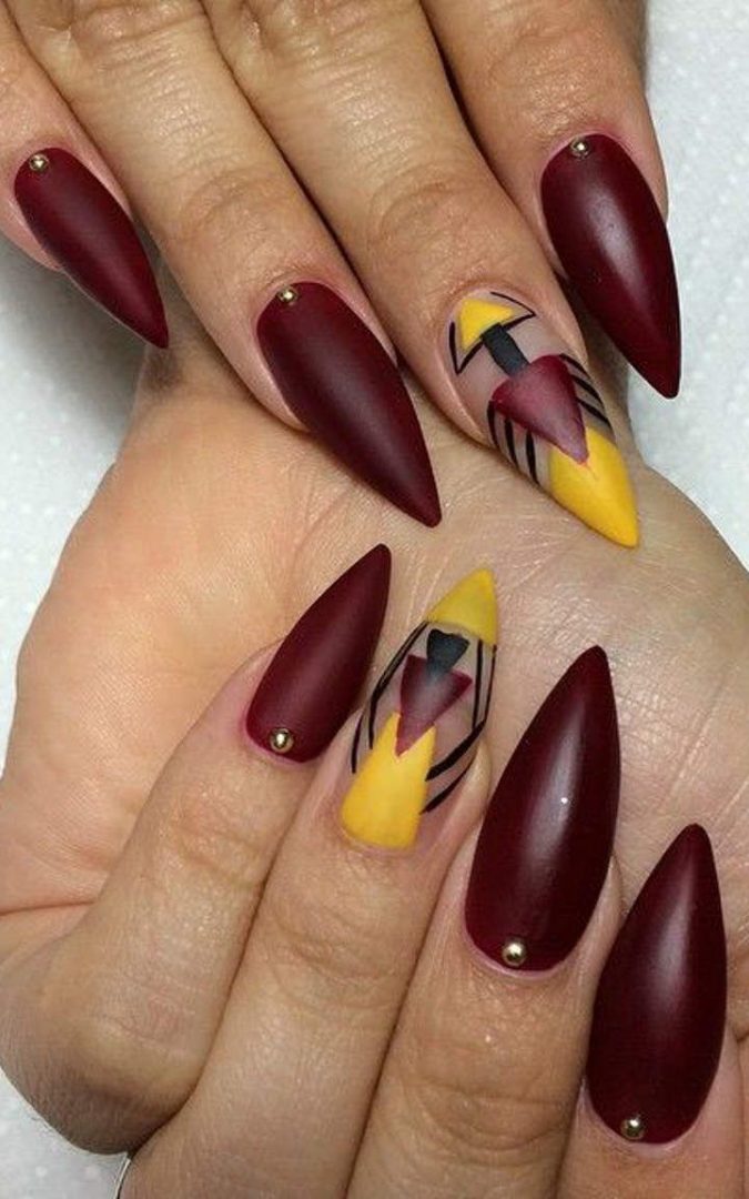 tribal-nail-art-design-675x1080 60+ Most Fabulous Winter Nail Design Ideas This Year