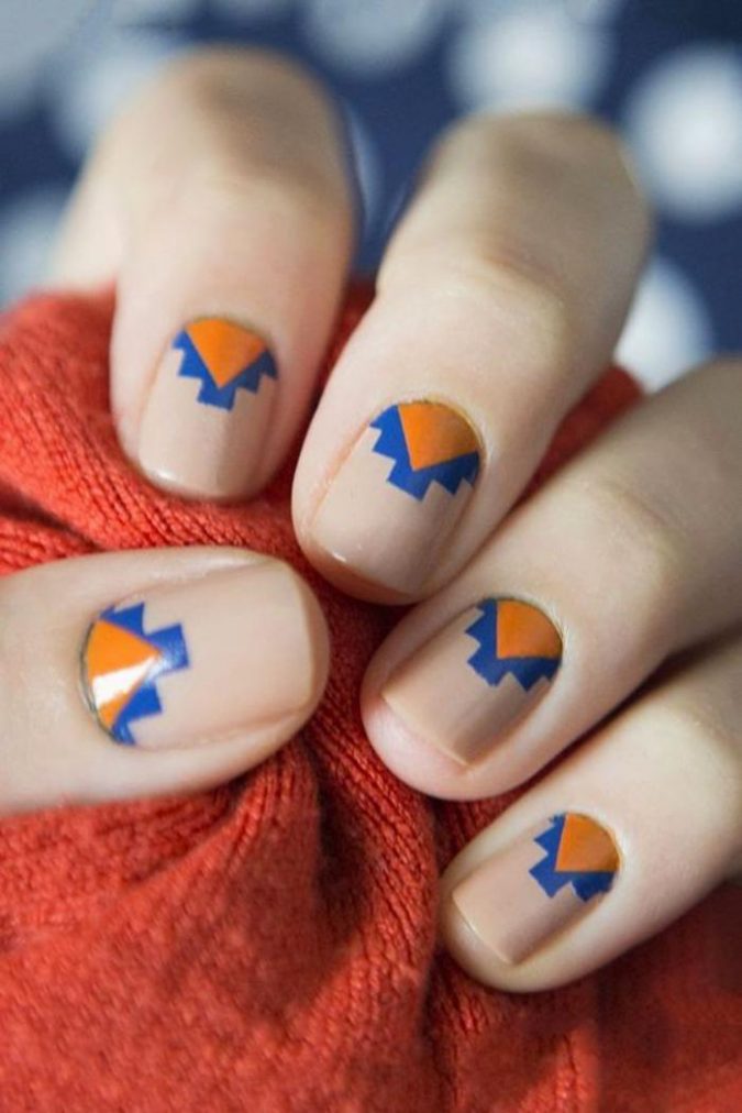 tribal nail design 3 60+ Most Fabulous Winter Nail Design Ideas This Year - 37