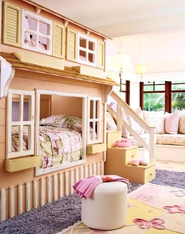A mini House in a House 15 Simple Décor Tips to Make Your Kids' Room Look Attractive - 10