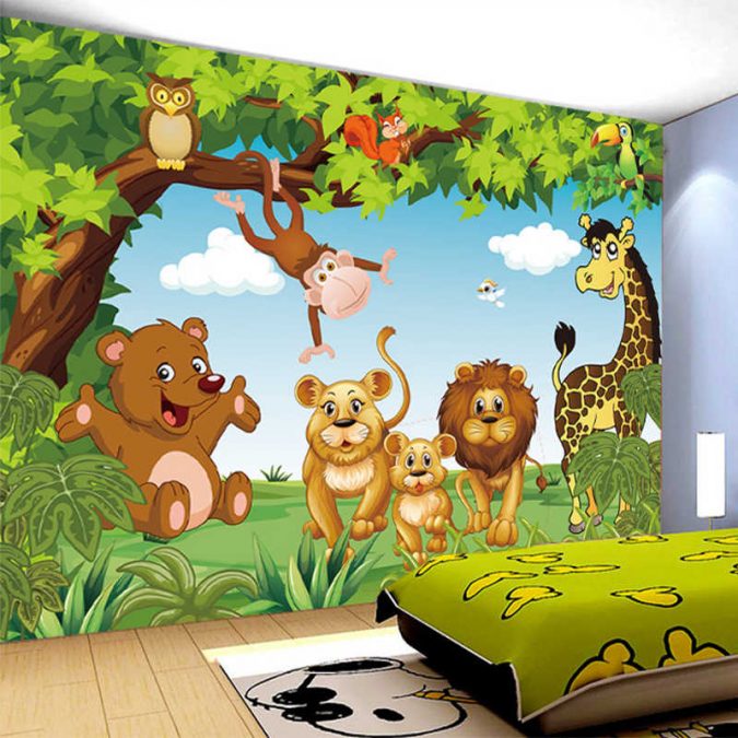 Animated kids room 15 Simple Décor Tips to Make Your Kids' Room Look Attractive - 2