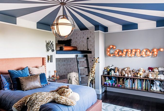 Circus look Room 15 Simple Décor Tips to Make Your Kids' Room Look Attractive - 17