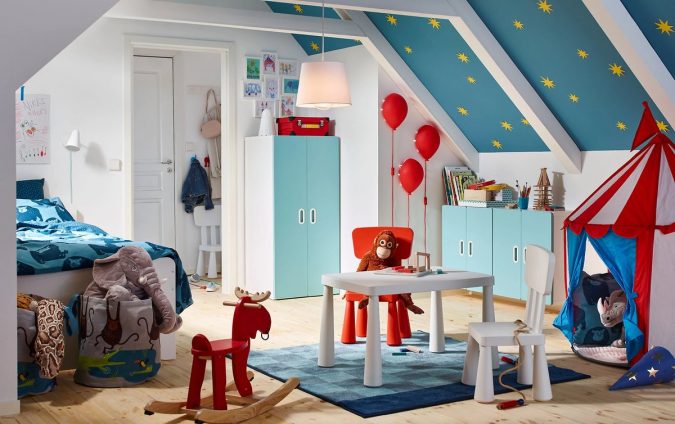 Circus look kids Room 15 Simple Décor Tips to Make Your Kids' Room Look Attractive - 18