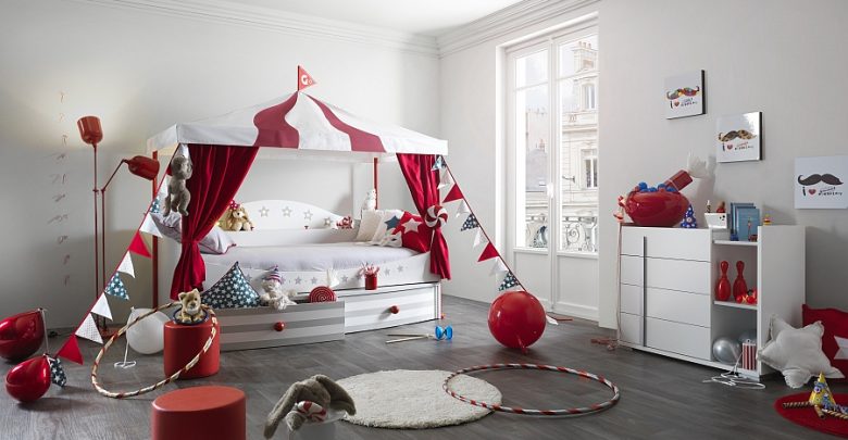Circus look kids Room. 15 Simple Décor Tips to Make Your Kids' Room Look Attractive - children bedrooms ideas 1