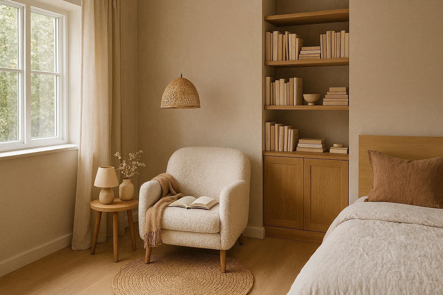 Create a Cozy Reading or Relaxation Corner 15 Budget Friendly Bedroom Ideas to Make Your Space Look Expensive - 16
