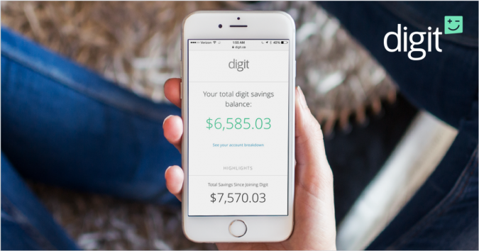 Digit app 2 5 Apps to Help You Save Money on Your Next Trip - 7