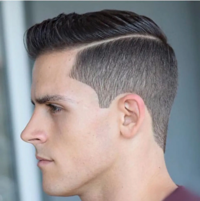 High Taper Fade haircut 10 Best Men's Haircuts According to Face Shape - 31