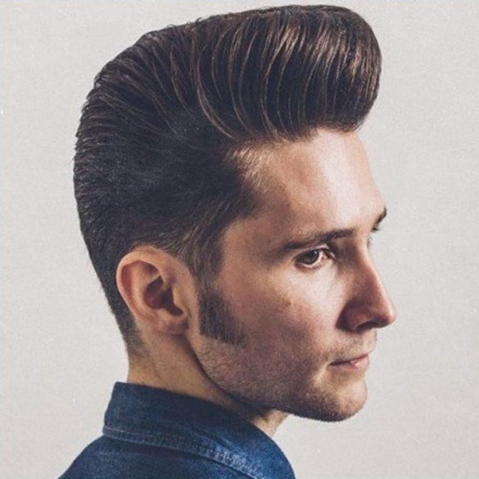 Pompadour haircut 10 Best Men's Haircuts According to Face Shape - 7