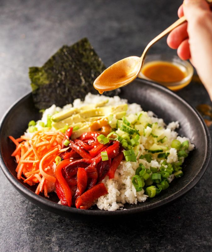Vegan-sushi-bowl.-675x803 14 Easy Tricks for Anyone Who Likes Vegetarian Food