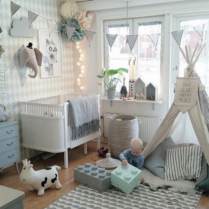 baby-bedroom-design-675x675 15 Simple Décor Tips to Make Your Kids' Room Look Attractive