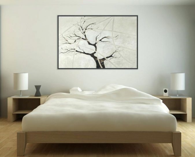 bedroom-decor-artwork-5-675x543 20 Cheapest Bedroom Ideas to Make Your Space Look Expensive