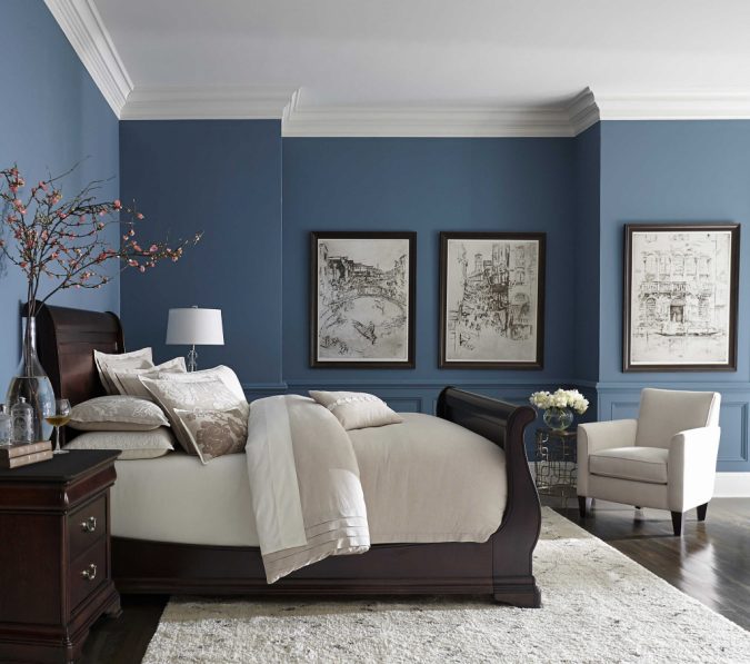 bedroom decor decorative molding 20 Cheapest Bedroom Ideas to Make Your Space Look Expensive - 23