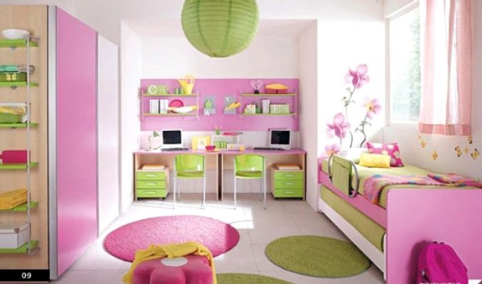girls bedroom 1 15 Simple Décor Tips to Make Your Kids' Room Look Attractive - 29