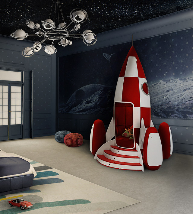 kids rocket chair 15 Simple Décor Tips to Make Your Kids' Room Look Attractive - 5