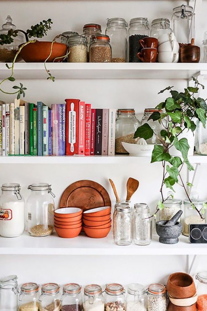 kitchen-decor-cookbooks-shelf-675x1013 Top 18 Creative Kitchen Decoration Tricks No One Told You About