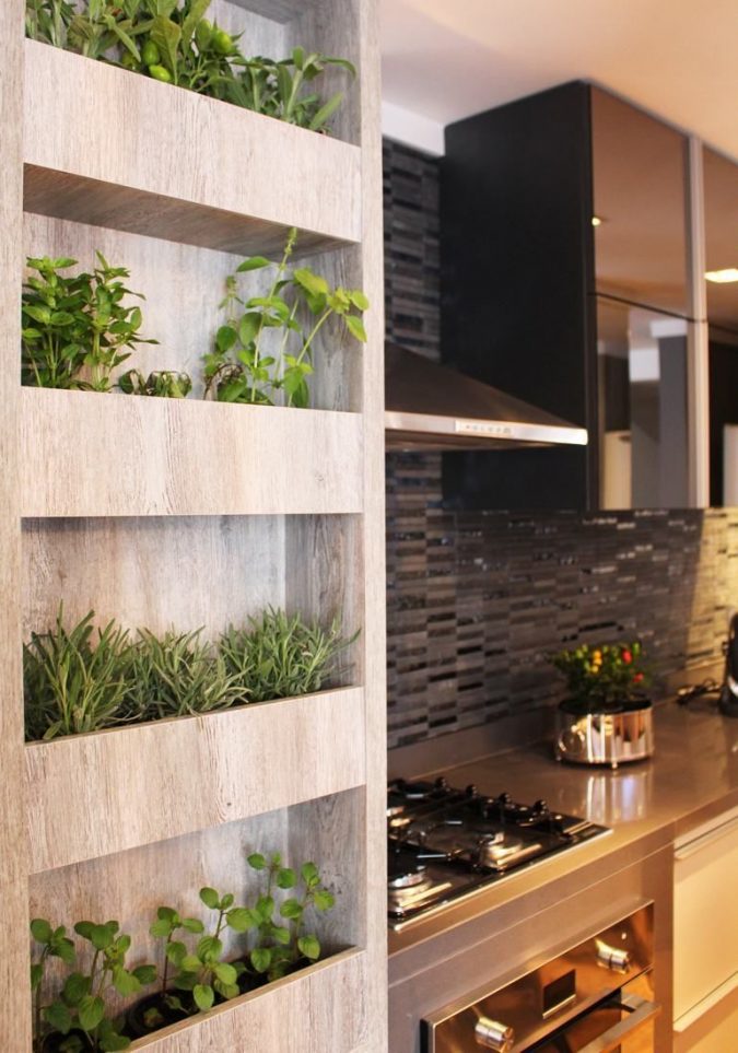 kitchen decor planted herbs 2 Top 18 Creative Kitchen Decoration Tricks No One Told You About - 25
