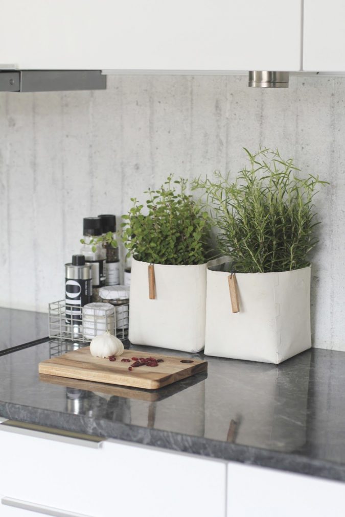 kitchen decor planted herbs Top 18 Creative Kitchen Decoration Tricks No One Told You About - 19
