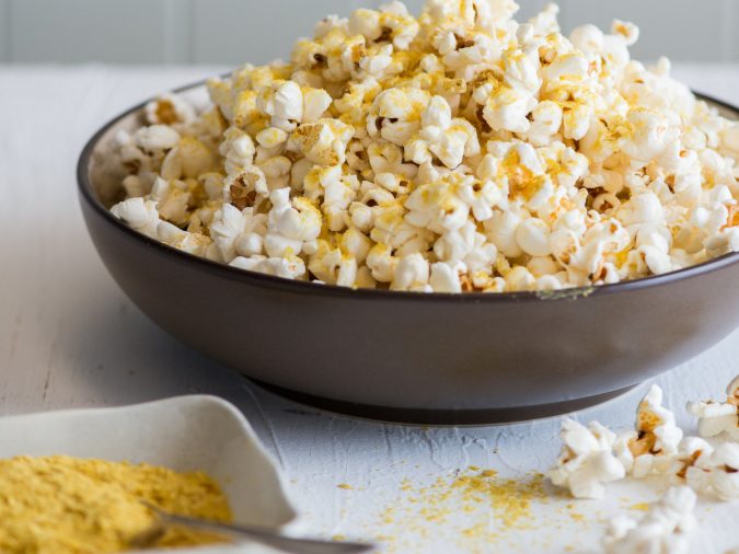 nutritional yeast popcorn 14 Easy Tricks for Anyone Who Likes Vegetarian Food - 14