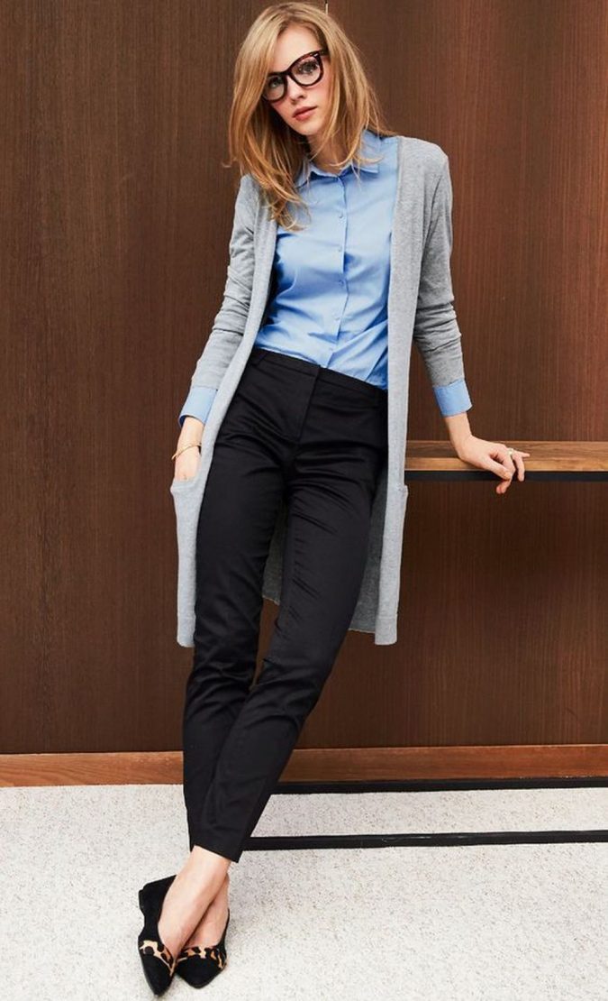 summer-work-outfit-with-cardigan-3-1-675x1110 80+ Elegant Summer Outfit Ideas for Business Women