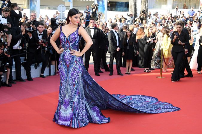 20 Most Stylish Female Celebrities Fashion Trends 48 Aishwarya Rais Butterfly Dress 20 Most Stylish Female Celebrities Fashion Trends - 48