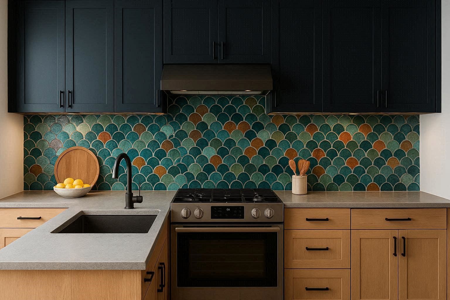 Top 16 Creative Kitchen Decoration Tricks No One Told You About 5 Create an Eye Catching Kitchen Accent Wall Top 16 Creative Kitchen Decoration Tricks No One Told You About - 5