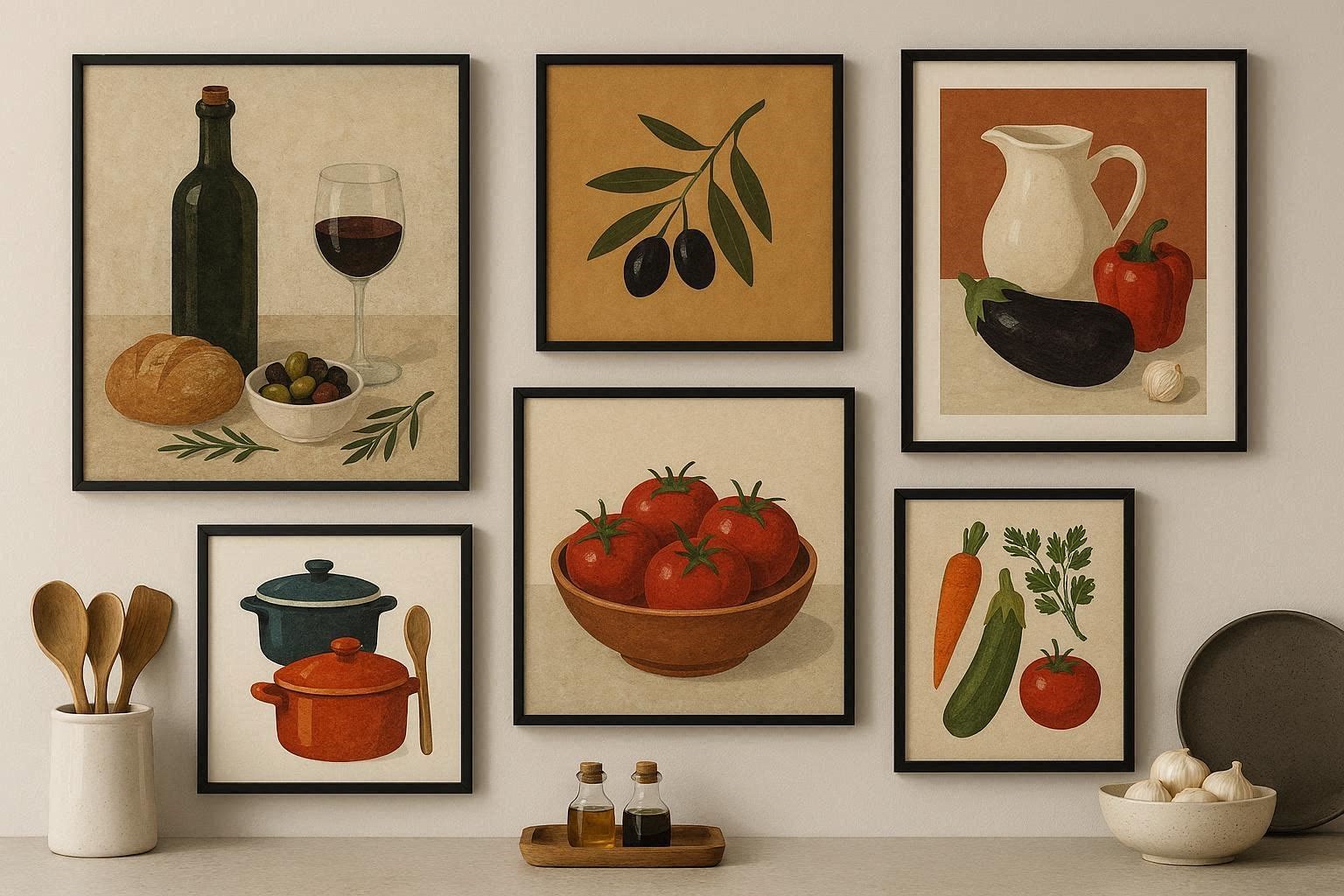 Top 16 Creative Kitchen Decoration Tricks No One Told You About 15 Decorate Walls With Kitchen Artwork and Prints Top 16 Creative Kitchen Decoration Tricks No One Told You About - 15