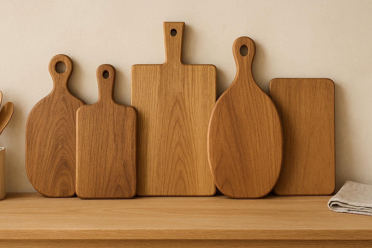 Top 16 Creative Kitchen Decoration Tricks No One Told You About 11 Display Wooden Cutting Boards as Kitchen Decor Top 16 Creative Kitchen Decoration Tricks No One Told You About - 11