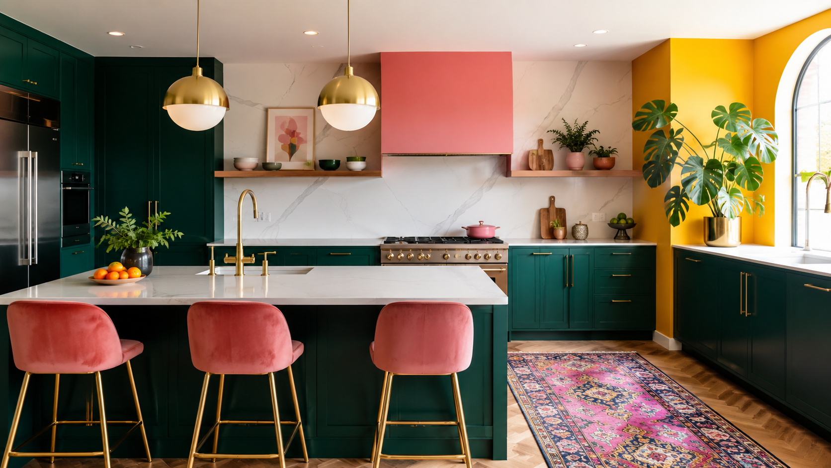Top 16 Creative Kitchen Decoration Tricks No One Told You About 17 Experiment With Unexpected Color Combinations in your kitchen Top 16 Creative Kitchen Decoration Tricks No One Told You About - 17